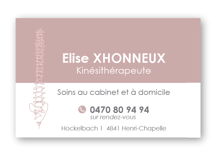 Elise Xhonneux -carte de visite - wazaa